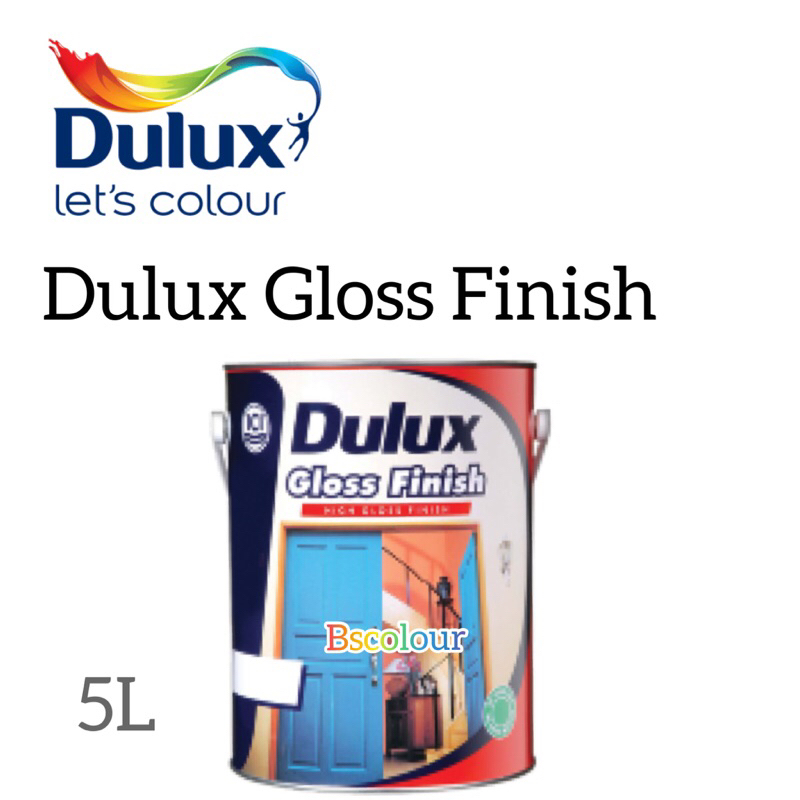 5L Dulux Gloss Finish Paint Wood & Metal / Cat Minyak Shopee Malaysia