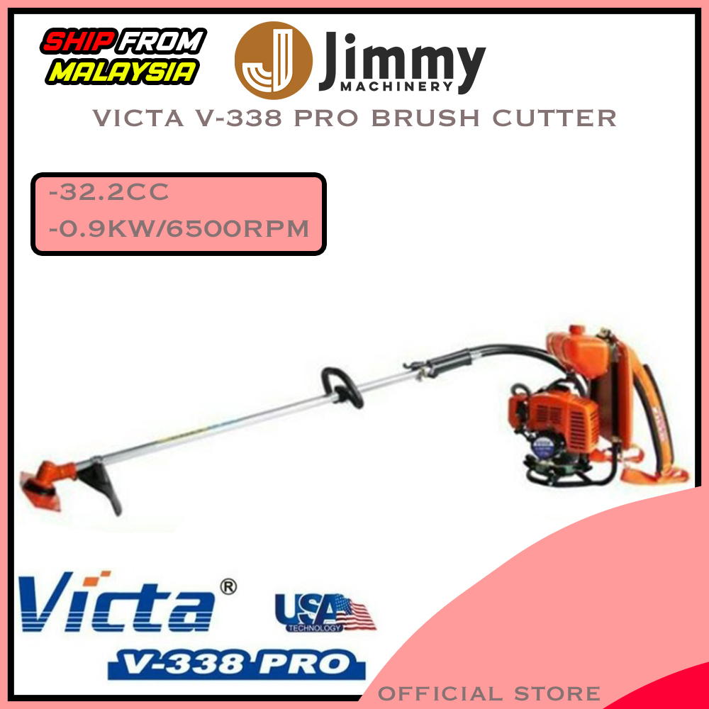 VICTA V338 PRO BRUSH CUTTER 32.2CC Mesin Rumput Galas (PREMIUM QUALITY