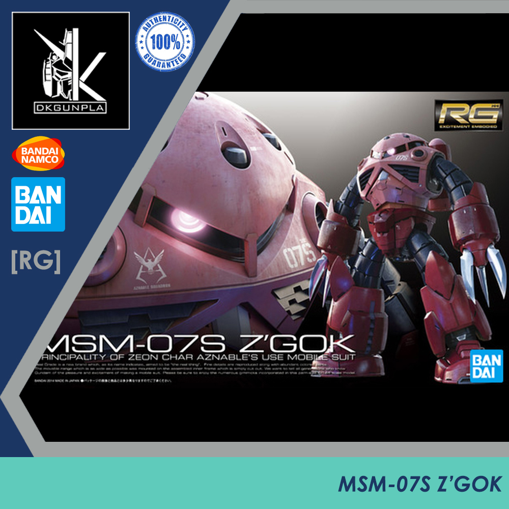 (Ready Stock) Bandai Namco [RG] MSM-07S Char's Z'Gok Model Kit | Shopee ...