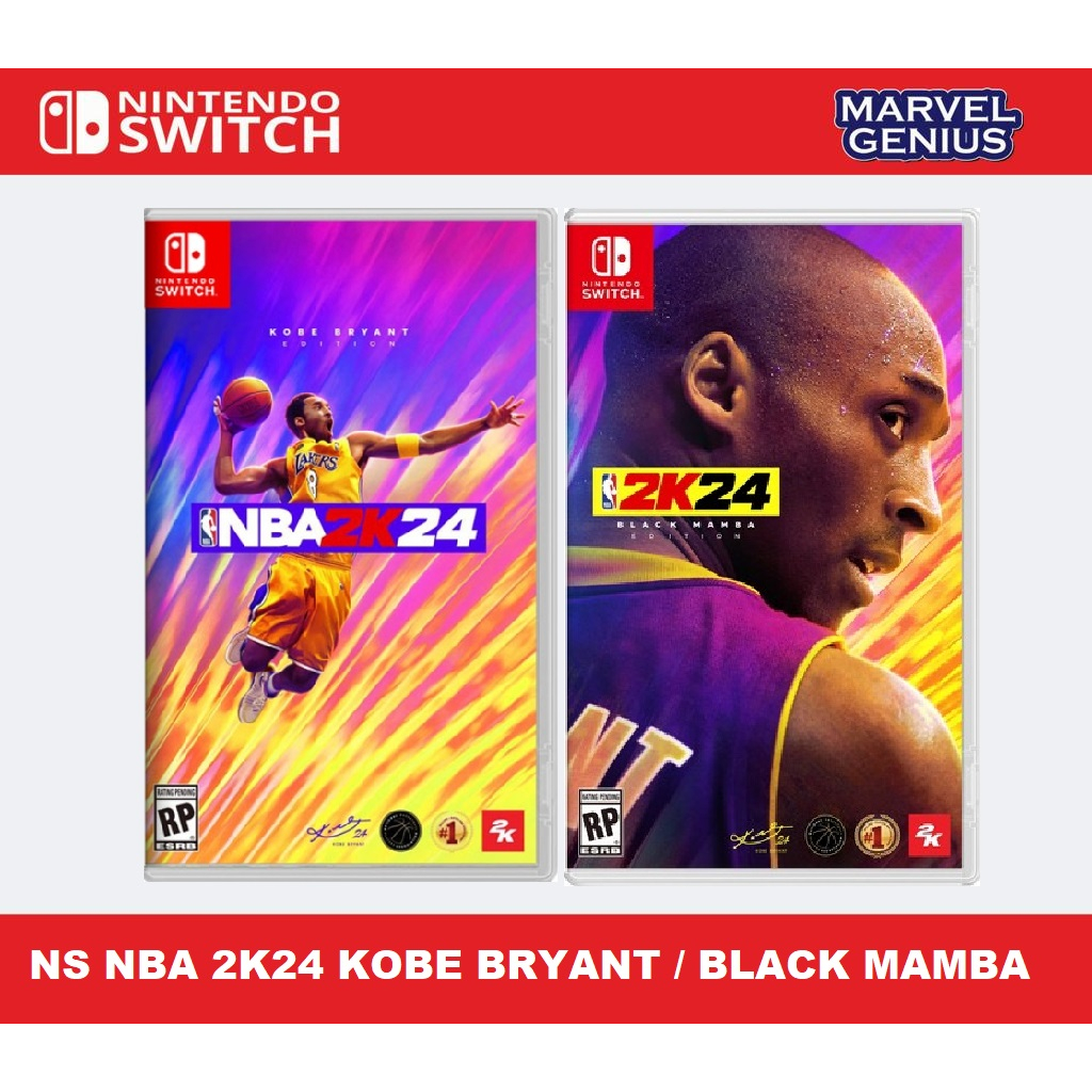 NSW NS NINTENDO SWITCH GAME NBA 2K24 NBA24 NBA 24 2024 KOBE BRYANT ...