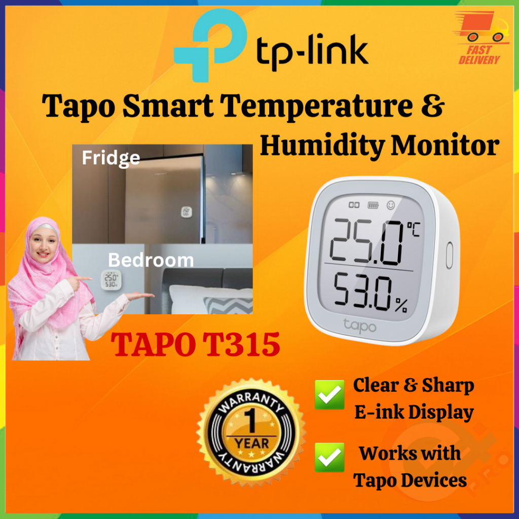 TP-LINK Tapo T315 Smart Temperature & Humidity Monitor