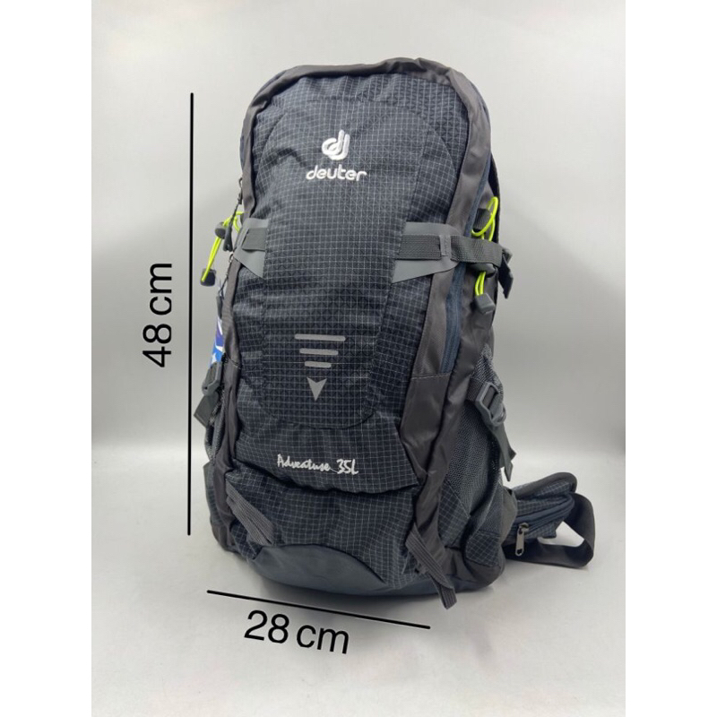 30 L6608 Hiking Backpacks deuter with metal support at back | Shopee ...