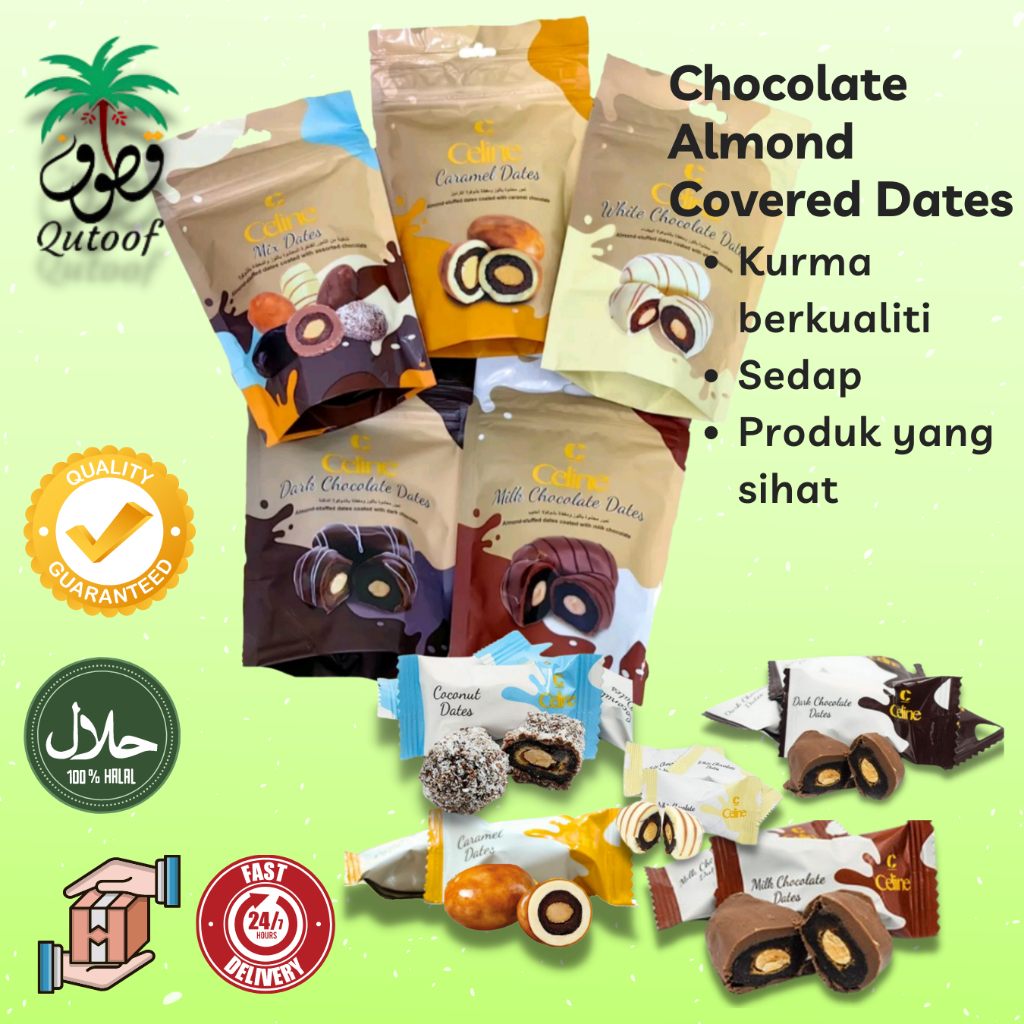 Coklatchocolate Covered Datesalmond Stuffed Datescoklat Kurmasihathealthypremiumkurma 6593