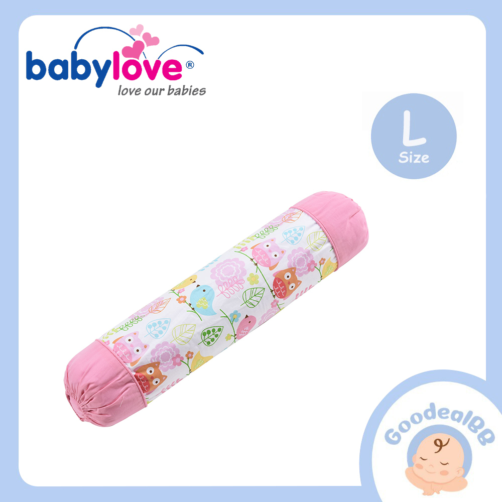 Babylove Premium Cotton 4957 Baby Bolster with Case (L Size) 7" x 21