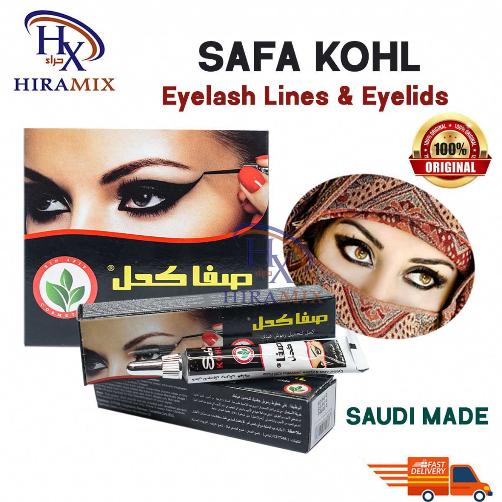 Kohl SAFA Black Eyeliner Original 100 From Saudi Arabia Celak Mata