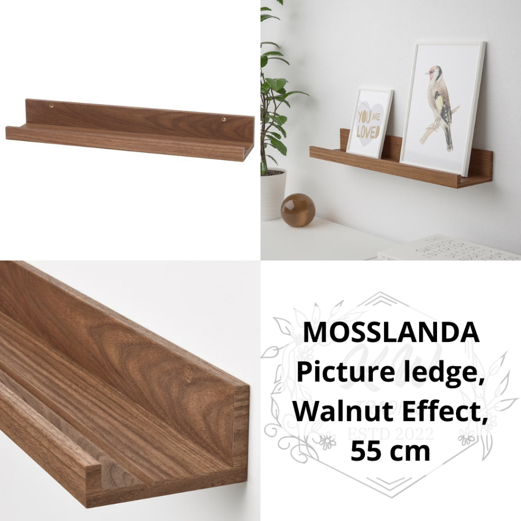 IKEA MOSSLANDA Picture ledge, white, 55 cm 115 cm Shopee Malaysia
