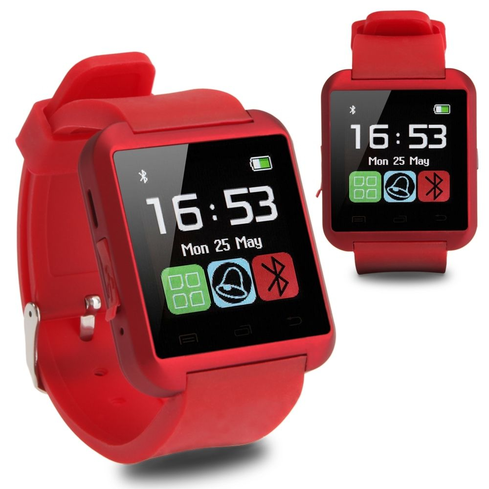 U8 smartwatch outlet red