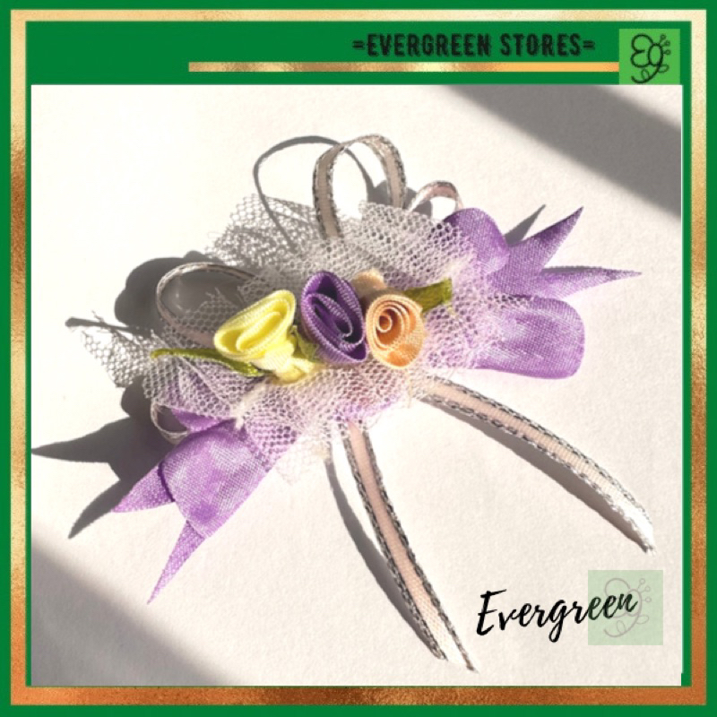 Mini Bunga Rewang Siap Pin / Wedding Corsage / Bunga Rosek / Bunga Dada ...