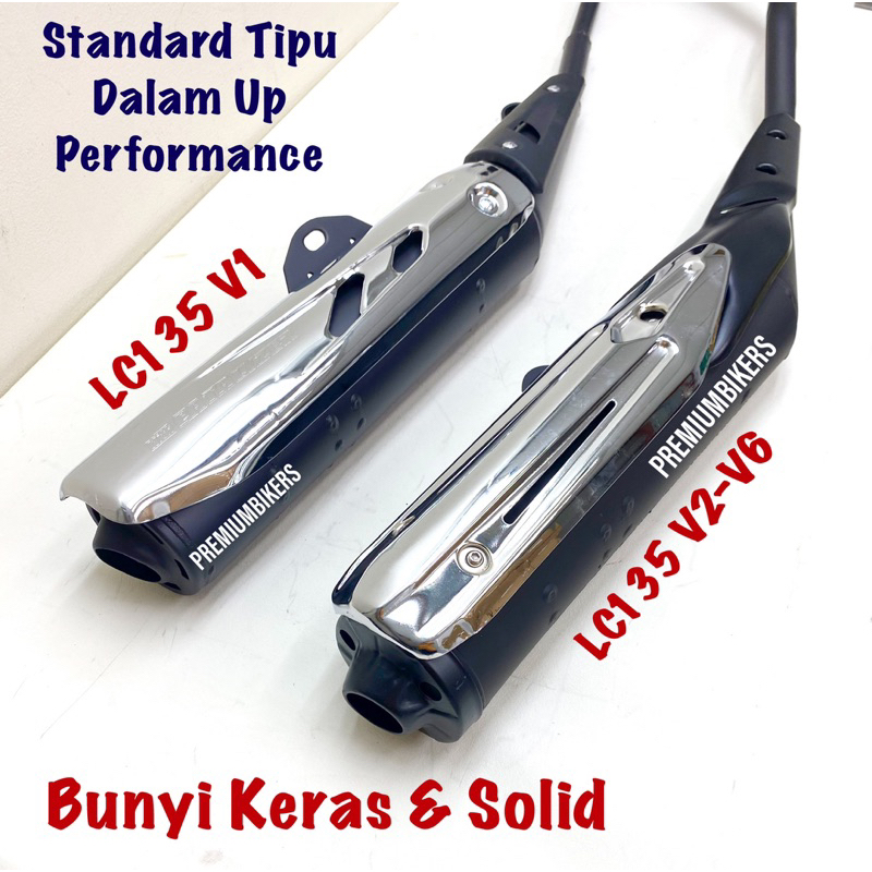 EXHAUST LC135 V1 V2 V3 V4 V5 V6 V7 4S 5S NEW LC135 PIPE STANDARD RACING