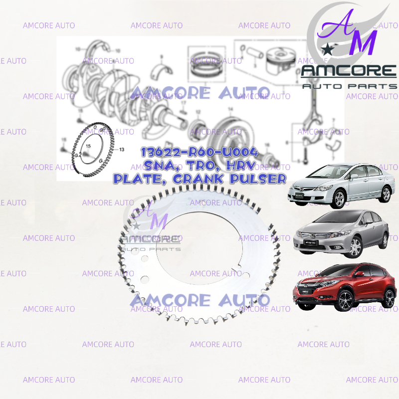 HONDA CIVIC FD SNA / FB TRO / HRV - CRANKSHAFT PLATE / CRANK PULSER ...