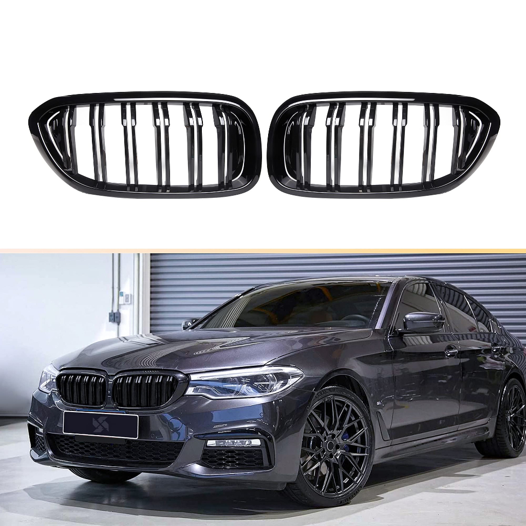 BMW G30 5 series G30 LCI Diamond grill M5 Front Kidney Grille bmw car