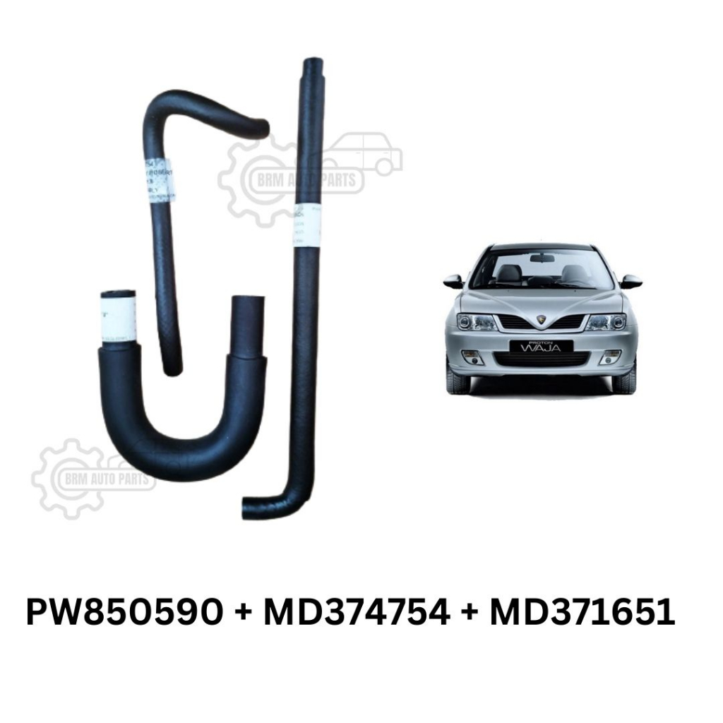 Proton Waja 1.6 4G18 Mitsubishi Engine Throttle Body / Bypass Hose Set