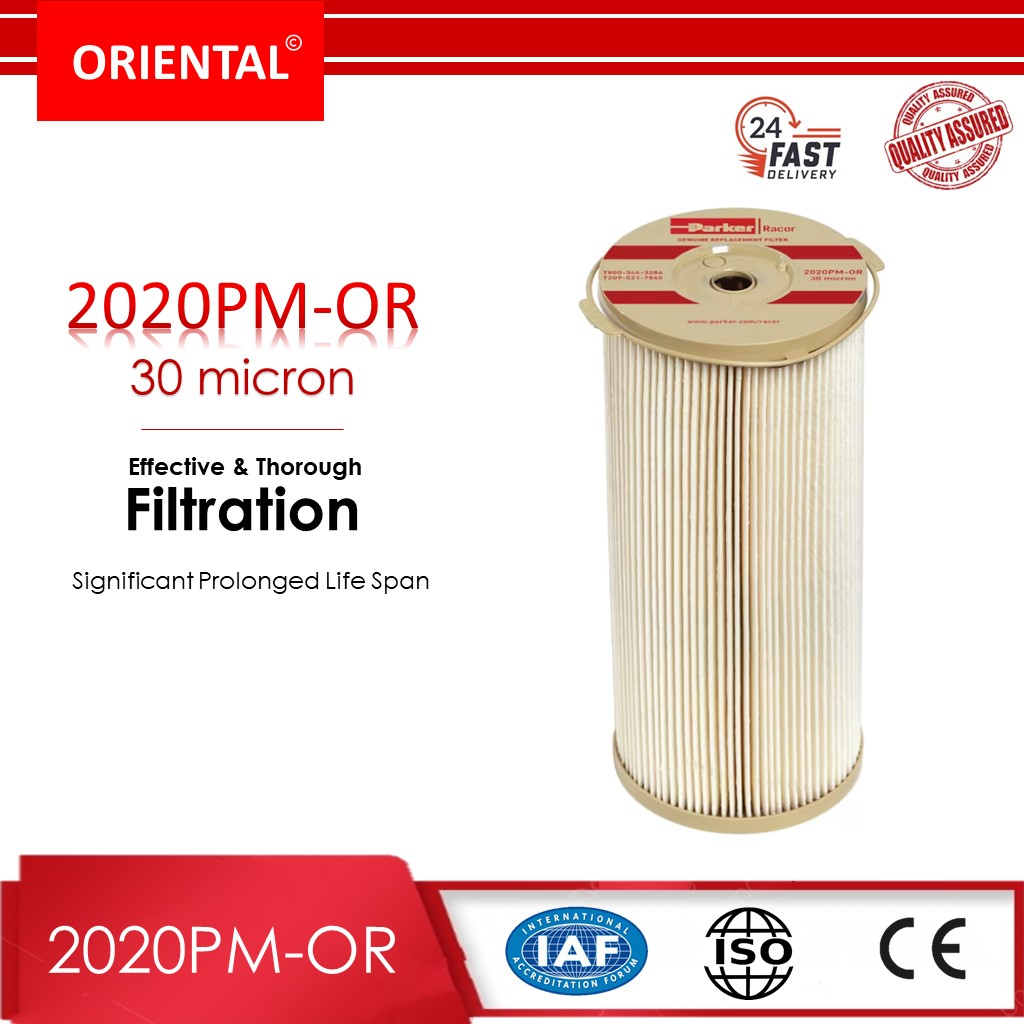 Parker Racor 2020PM-OR (30 Micron) Fuel Filter Element | 2020PM ...