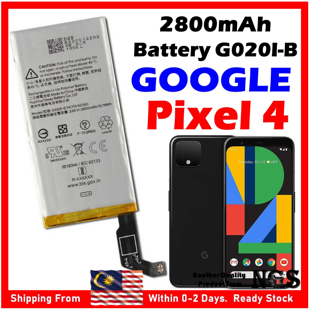 Batterie Originale G020J-B Pour Google Pixel 4 XL, Neuve, Compatible - Remplacement Smartphone