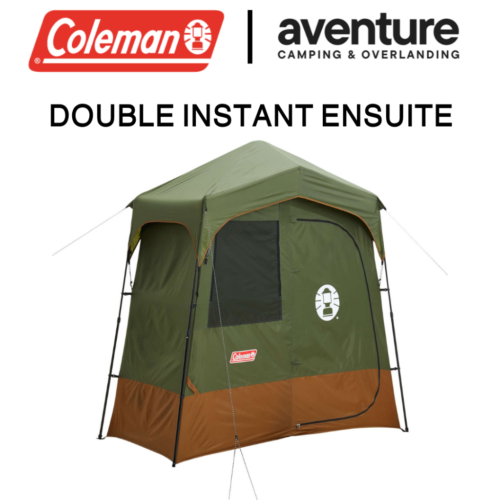 (READY STOCK) Coleman Double Instant Up Ensuite Tent for Camping Shower