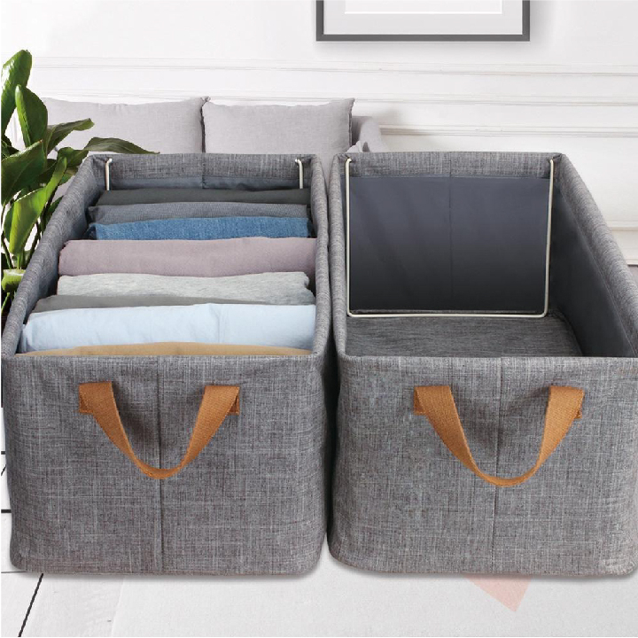 Foldable Storage Box Basket Organizer Underwear Clothes Storage Box ...