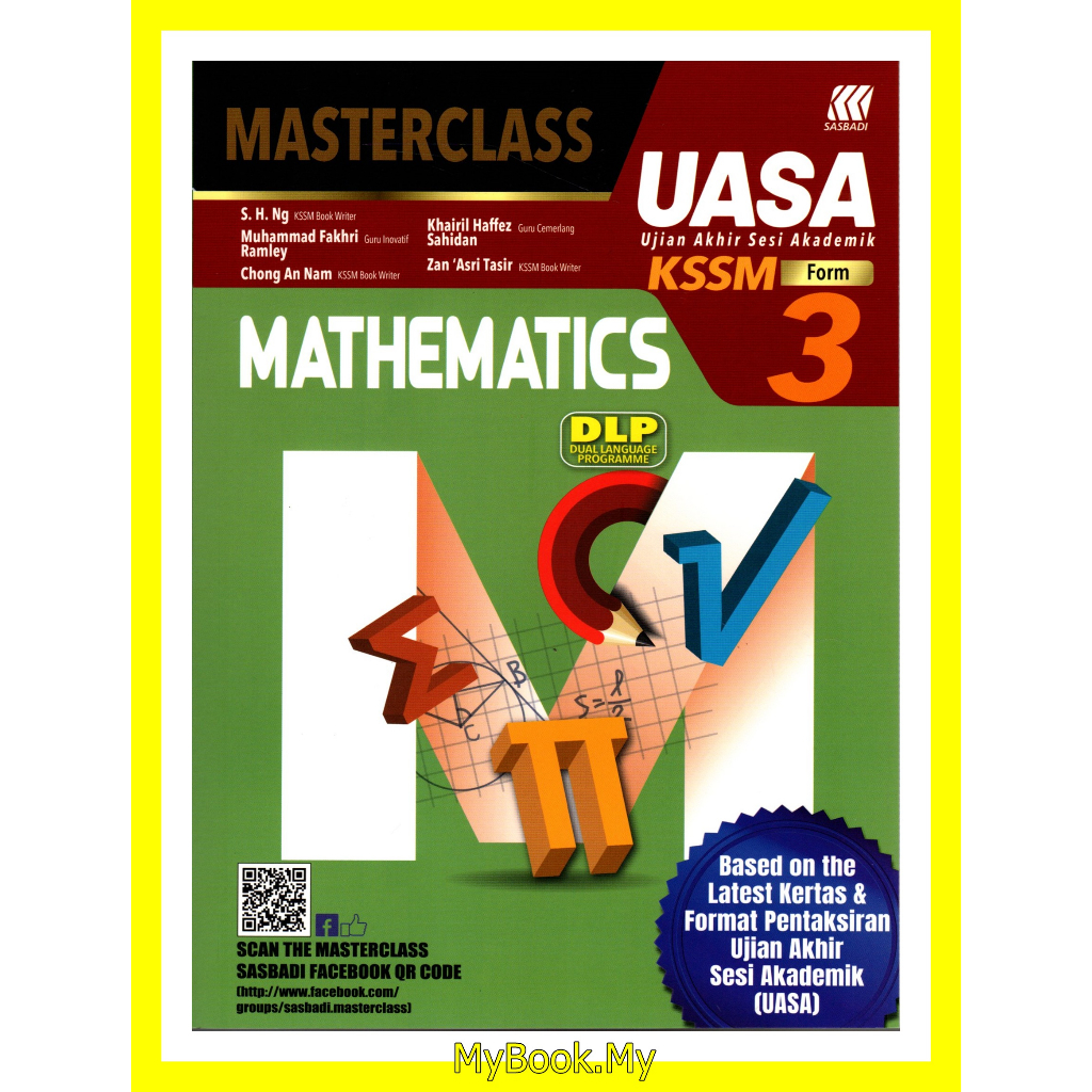 *BARU* MyB Buku Rujukan/Nota : Masterclass UASA Tingkatan 3 ...