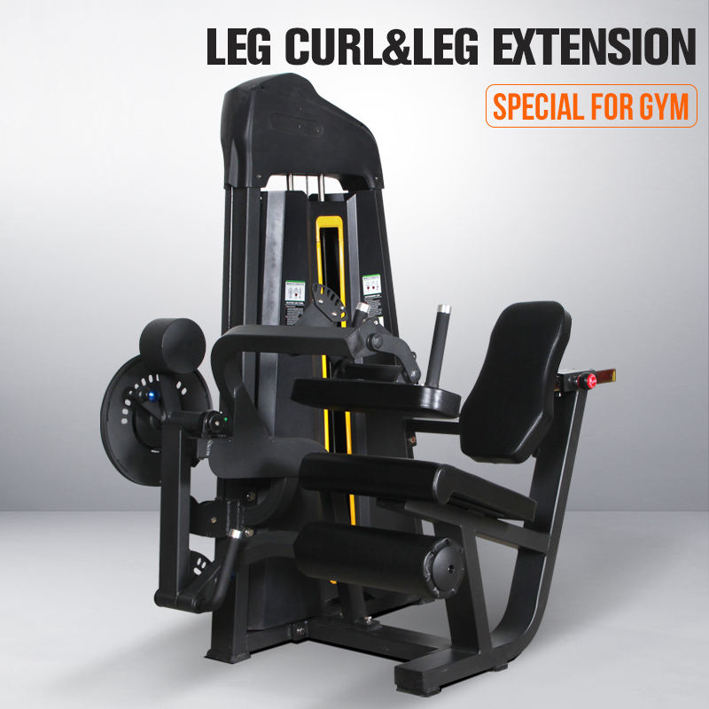 2in1 Dual Seated Leg Curl Extension Fitness Body Building Machine ...