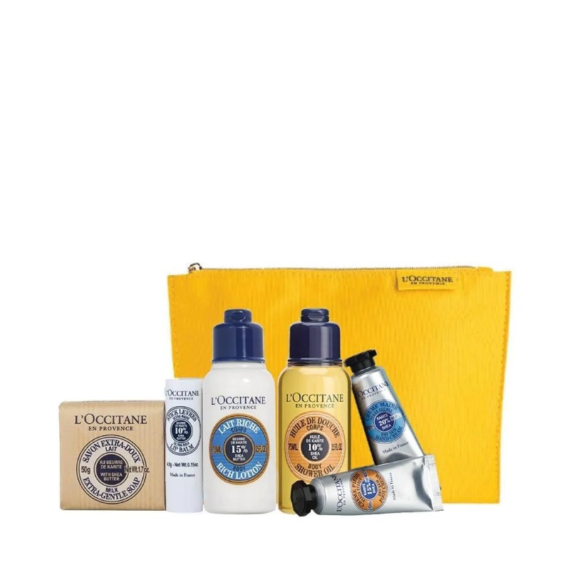 Original Loccitane Shea Butter Trio/ Travel Kit Shea butter Shower
