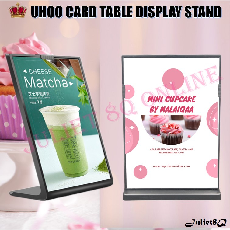 A4 A5 A6 T & L Type Plastic Acrylic Menu Sign Holder Stand Restaurant