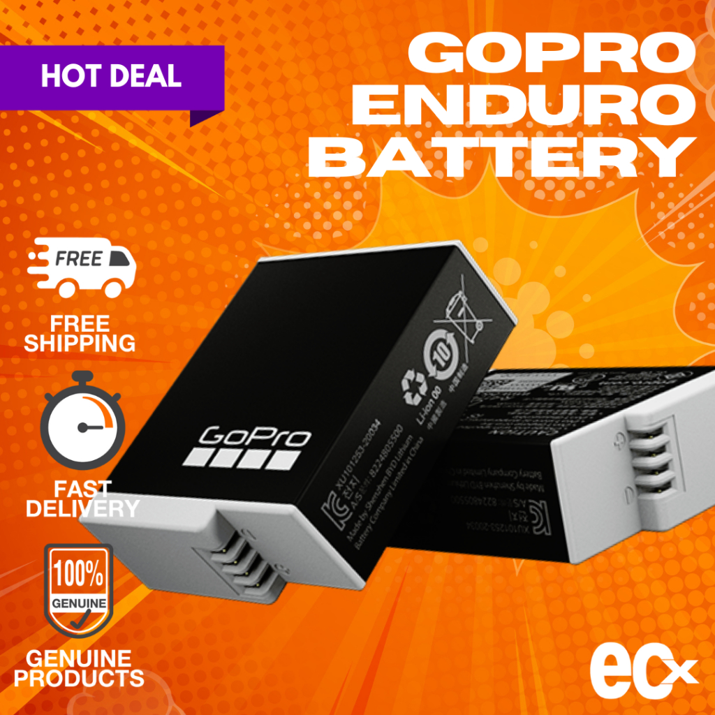 Gopro Rechargeable Battery For Hero11 & Hero10 & Hero9 Enduro Rechargeable Battery Shopee Malaysia