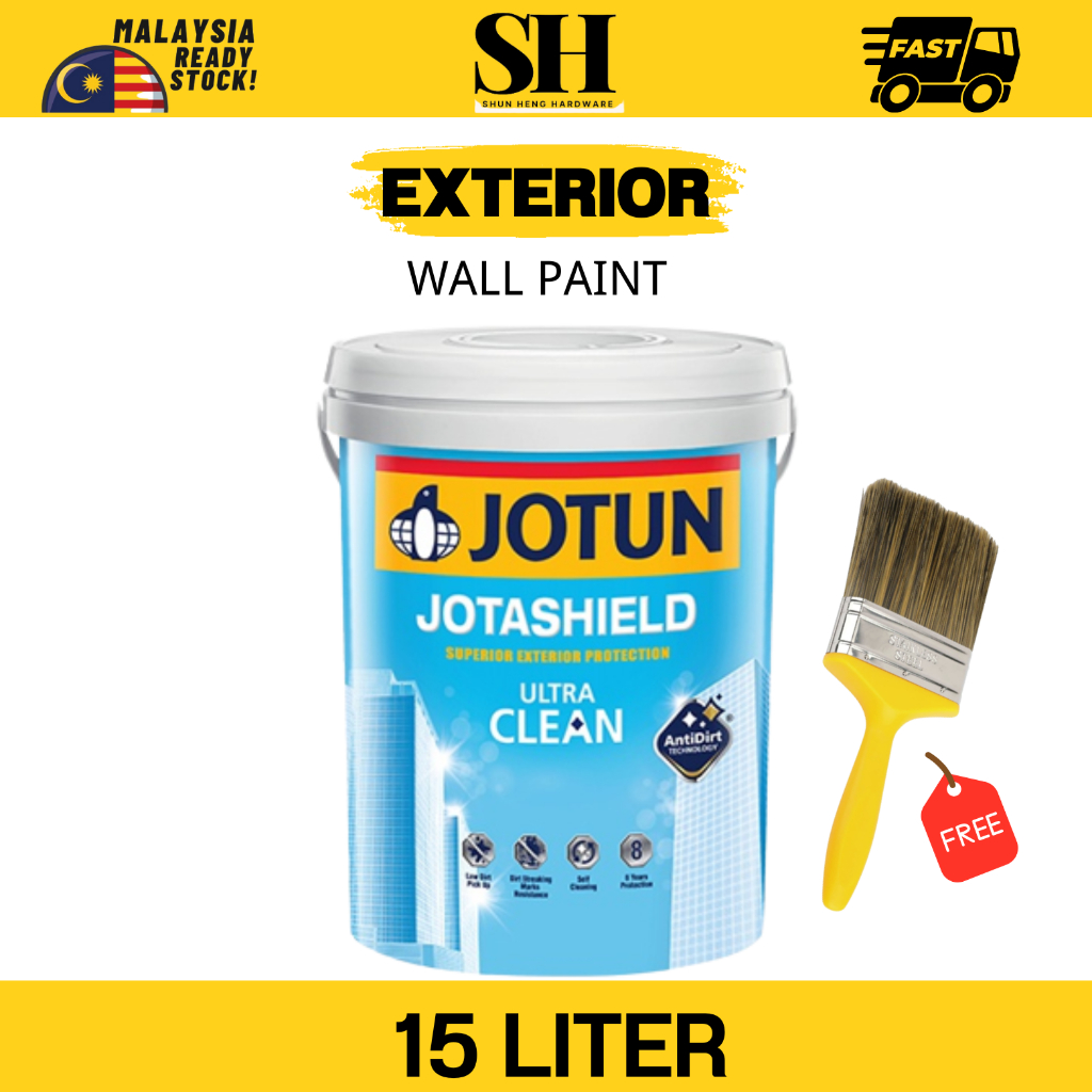 JOTUN 15L JOTASHIELD ULTRA CLEAN Exterior Wall Paint Shopee Malaysia
