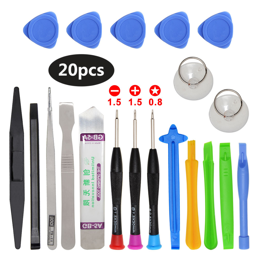 Professional Mobile Phone Repair Tools Kit 20 In 1 Opening Tool for