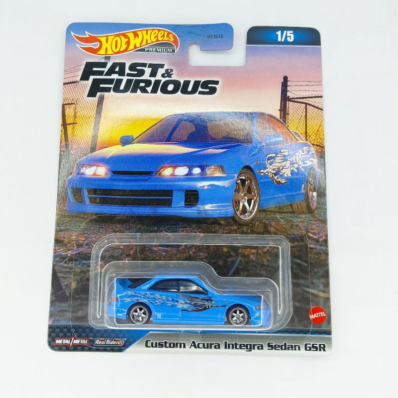 Hot Wheels Custom Acura Integra Sedan Gsr Fast Furious 