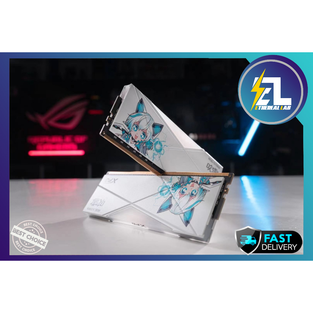 CUSTOM MOD XPG D50 WHITE ROG EDITION STICKER SET | Shopee Malaysia