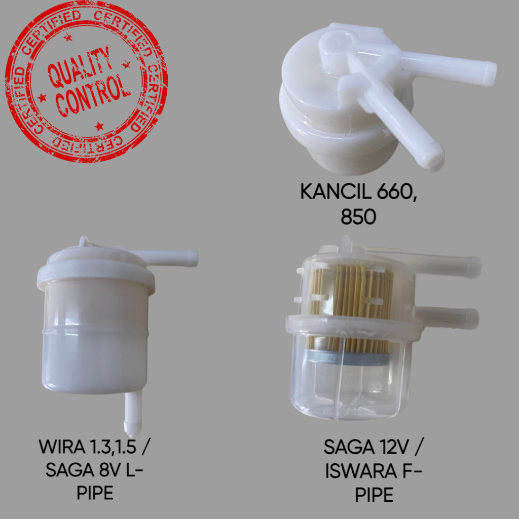 PETROL FILTER / FUEL FILTER PERODUA KANCIL 660 / 850, PROTON SAGA ISWARA 12V SAGA 8V, WIRA 1.3 1