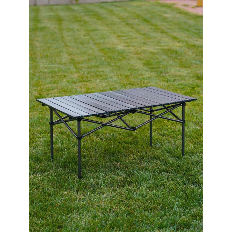 Upgrade thick outdoor foldable table 120cm/95/55cm aluminum alloy ...