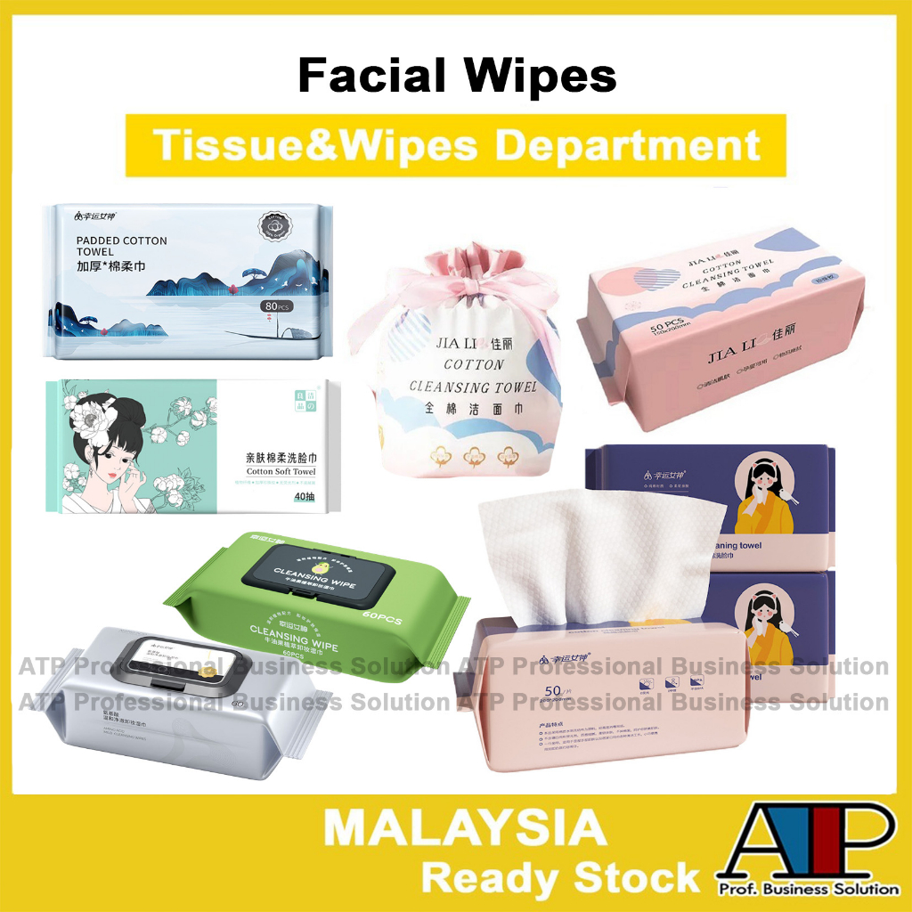 Tisu Muka 🧻 Facial Tissue Women Facial Tissue Disposable Face Towel ...
