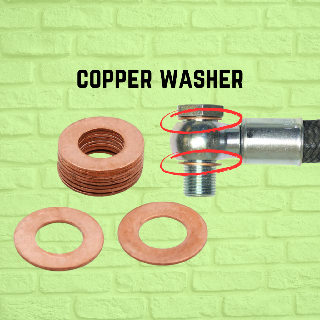 COPPER WASHER 5MM TO 30MM WASHER FOR BANJO AUTOMOTIVE FLAT RING GASKET