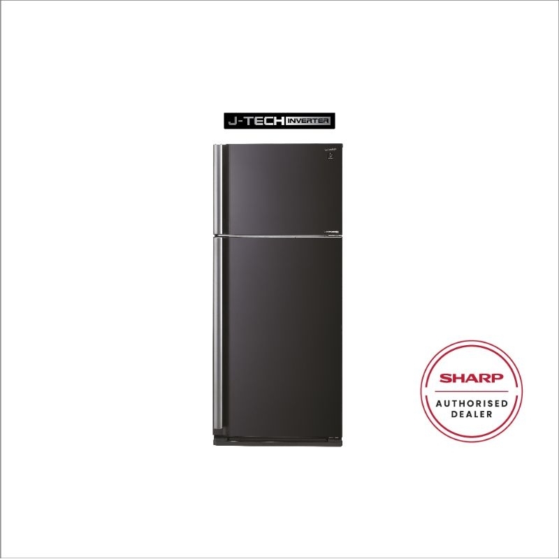 SHARP 700L 2 DOOR FRIDGE INVERTER PLASMACLUSTER MODEL SJP735MBK