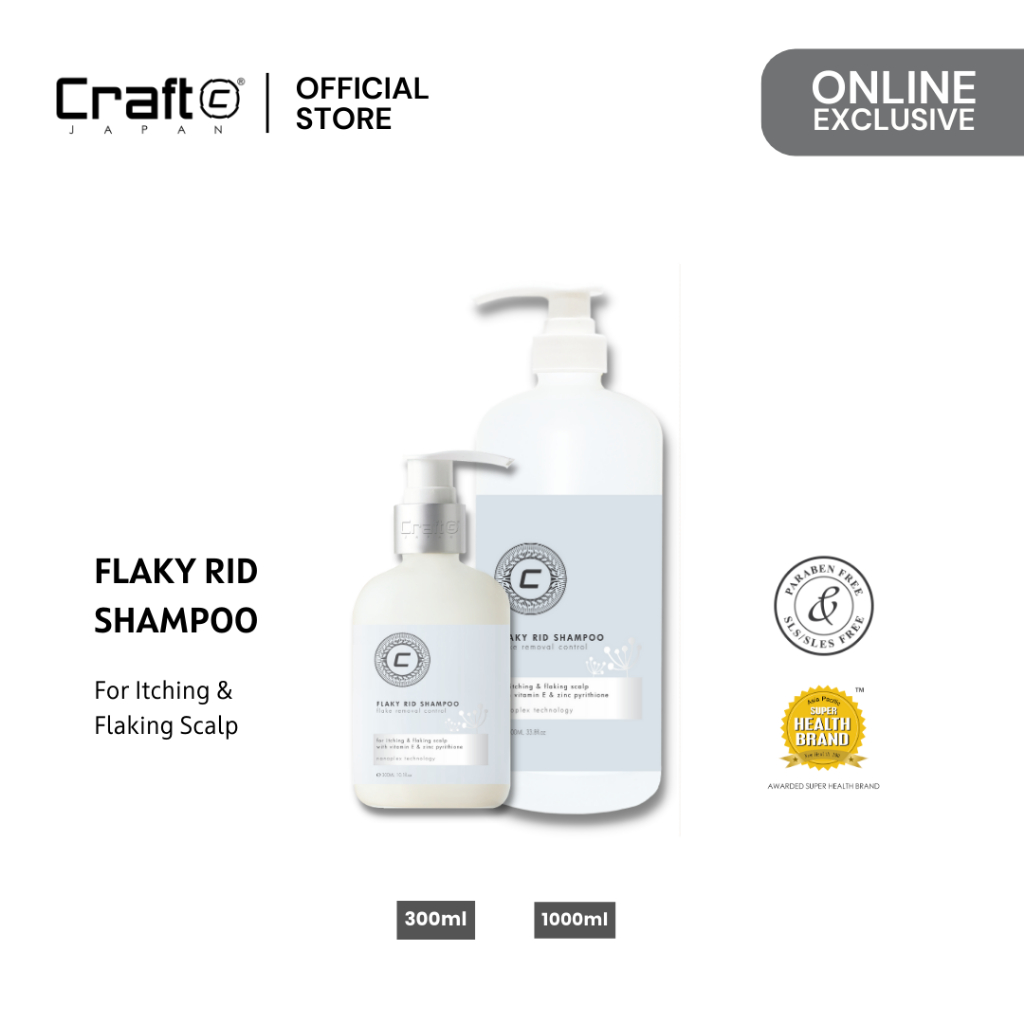 CRAFT FLAKY RID SHAMPOO (For Flaky & Itching Scalp) | Shopee Malaysia