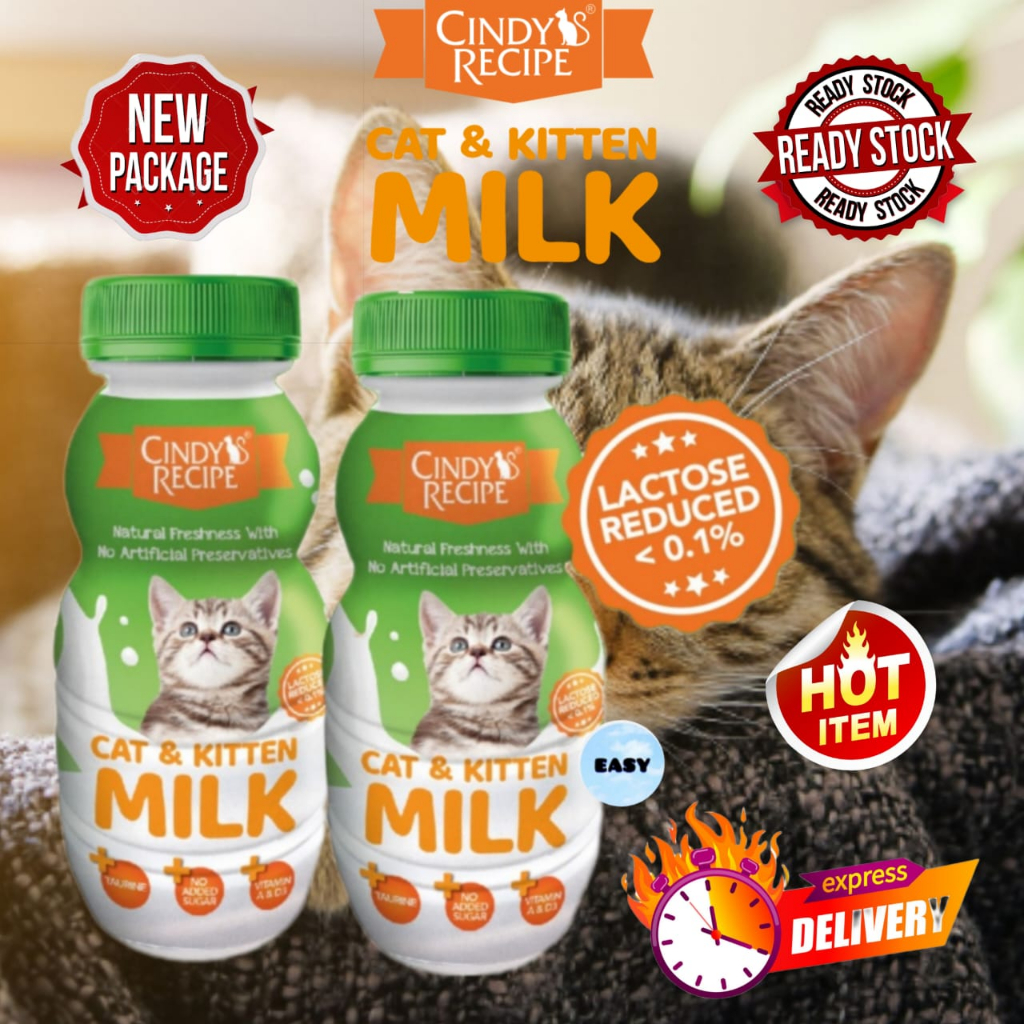 [CatHouse48] Cindy's Recipe Milk Lactose Free Cat & Kitten Milk 250ml