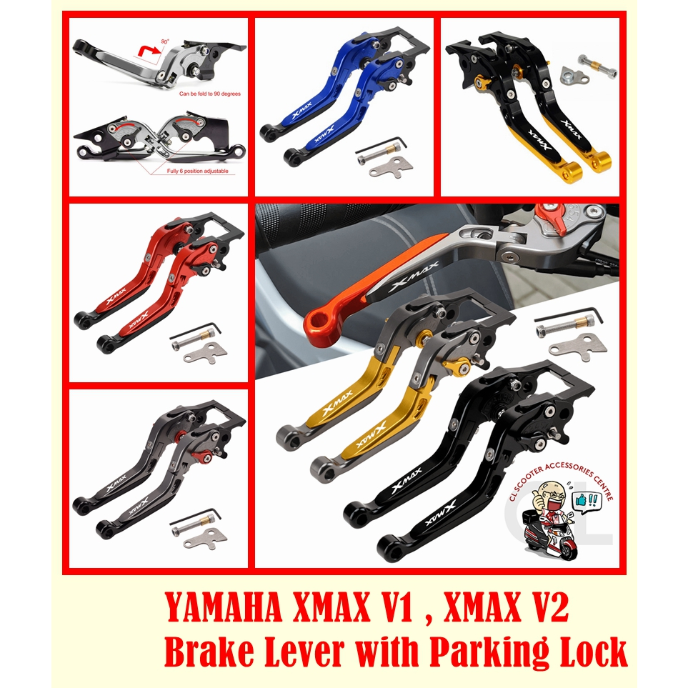 YAMAHA XMAX v2 Brake Lever With Parking Lock YAMAHA XMAX Brake Pump