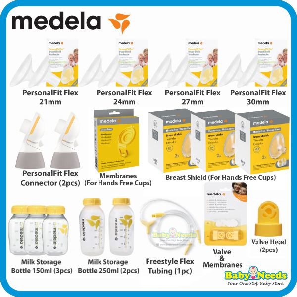 Medela Personal Fit Flex Breast Shield/ Freestyle Flex Connector/Tubing