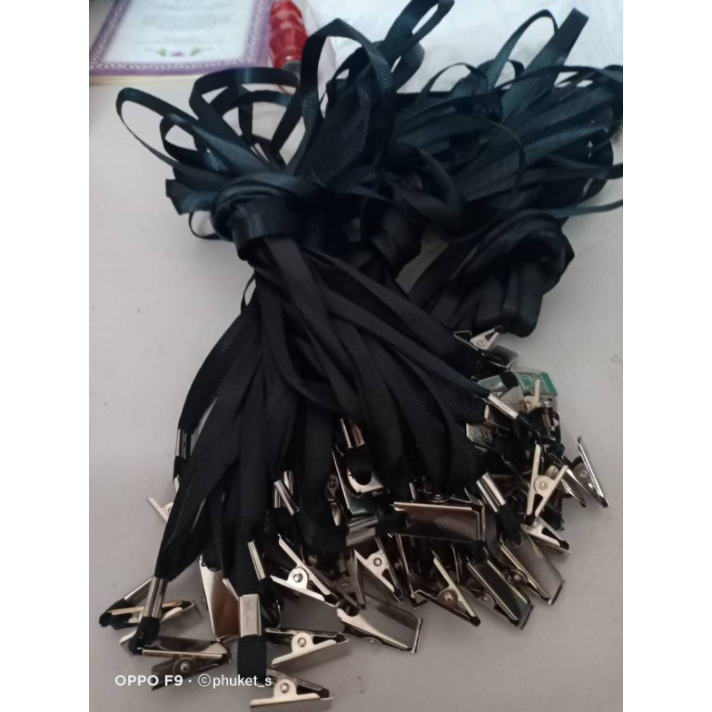 Plain Black Nylon Lanyard, For Office, 10mm At Rs 12/piece In Mumbai | ID: 20110238291