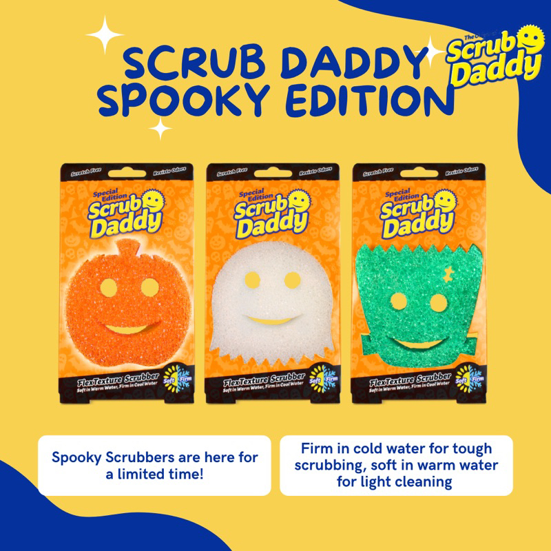 [Special Edition]Scrub Daddy Halloween Sponge Cleaning FlexTexture Fun