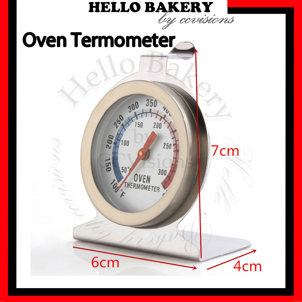 Termometer Oven Bakeware Pengukur Penyukat Suhu Oven Temperature