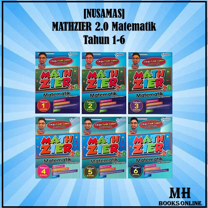 [MH] NUSAMAS: Mathzier 2.0 Tahun 1-6 Matematik Latihan Dwibahasa - Cikgu Fadli Salleh | Shopee ...