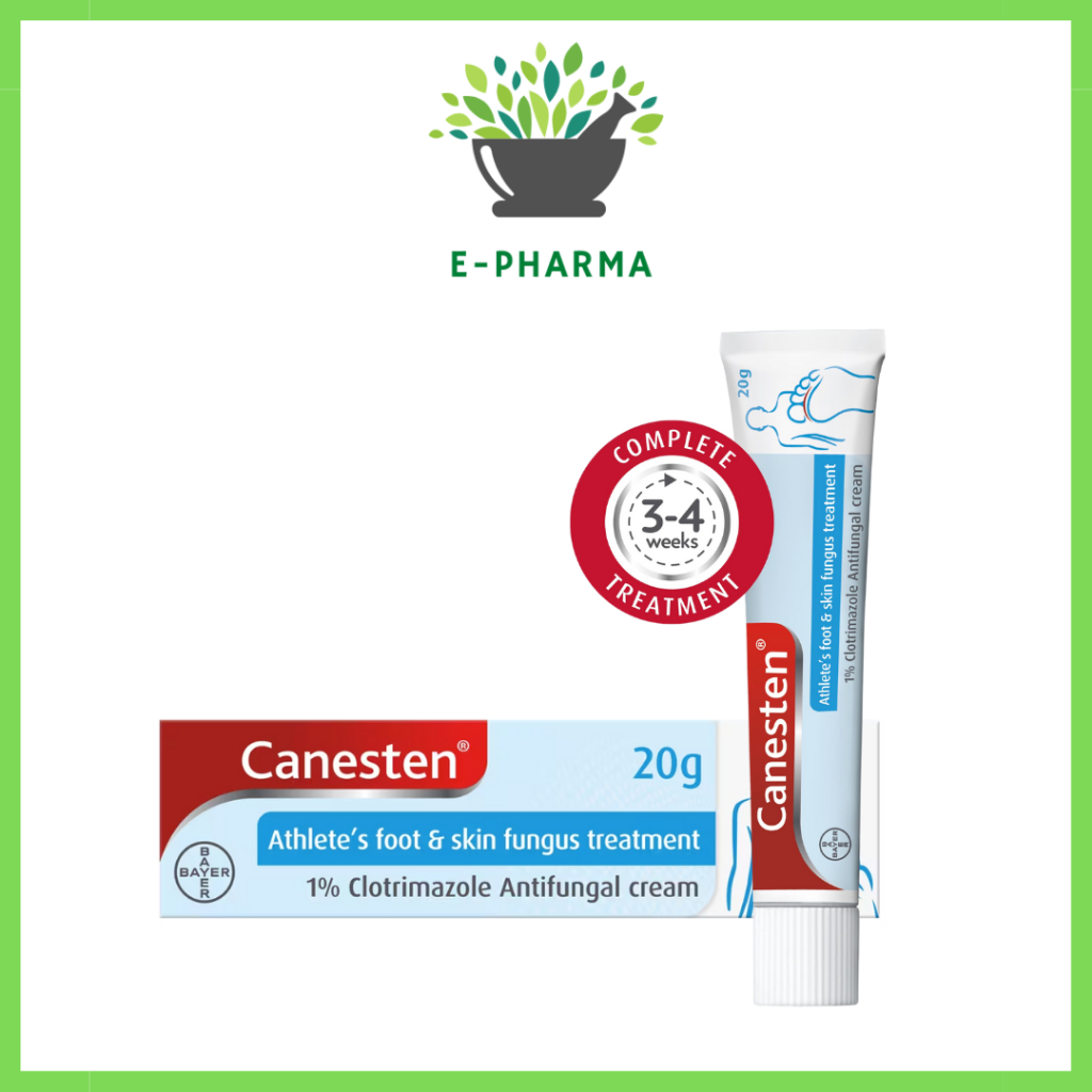 BAYER Canesten Cream 20g Athlete Foot, ringworm, jock itch or