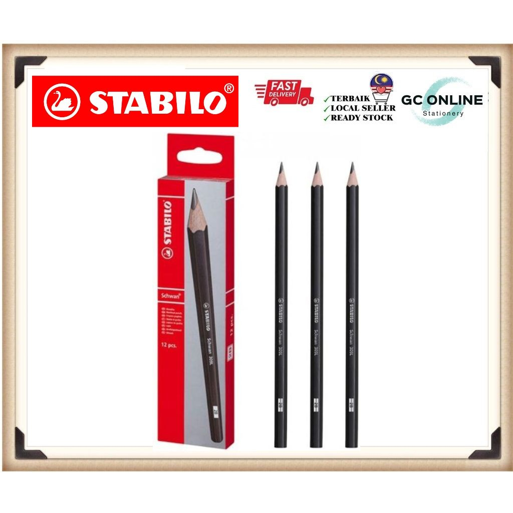 Graphite pencil STABILO Exam Grade - degree 2B