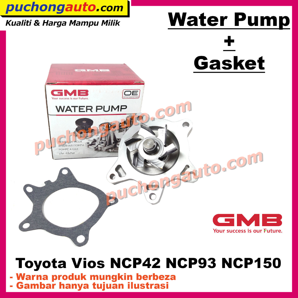 Timing Belt Tensioner & Water Pump Kit For 93-98 Toyota Supra 3.0L Turbo 2JZGTE - GMB Compatible