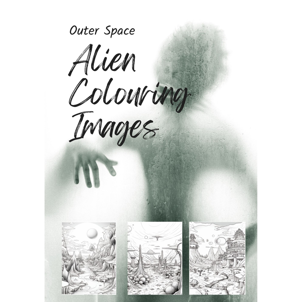 PDF Colouring book more than 40 images Printables- Alien, Fish ...