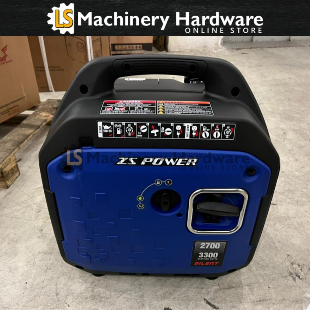 ZS POWER BHQ3300 2900Watt/2.9KW Inverter Silent Petrol Generator