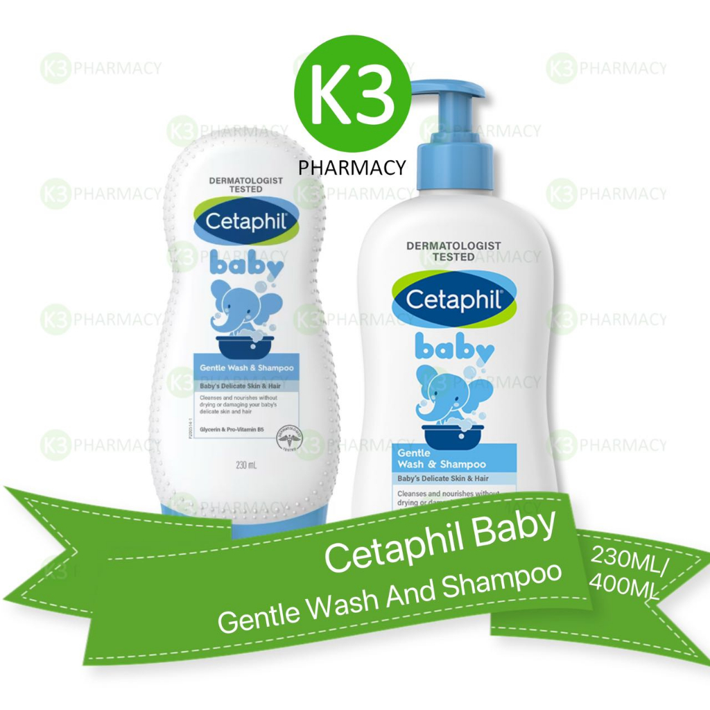 Cetaphil Baby Gentle Wash And Shampoo (230ML / 400ML) Shopee Malaysia