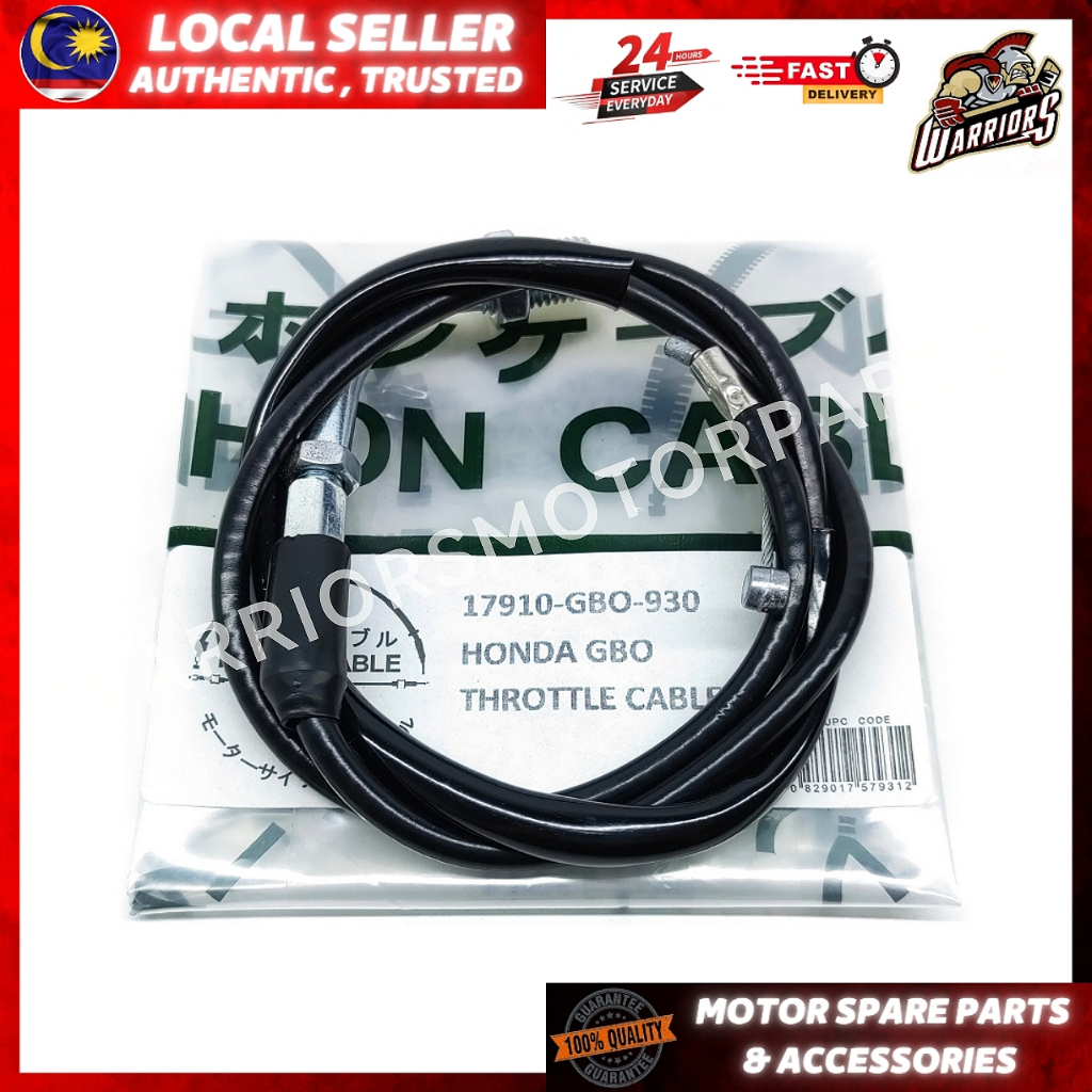 HONDA GBO/GBOJ/GBOJ [NIHON] THROTTLE CABLE ASSY CABLE THROTTLE TALI