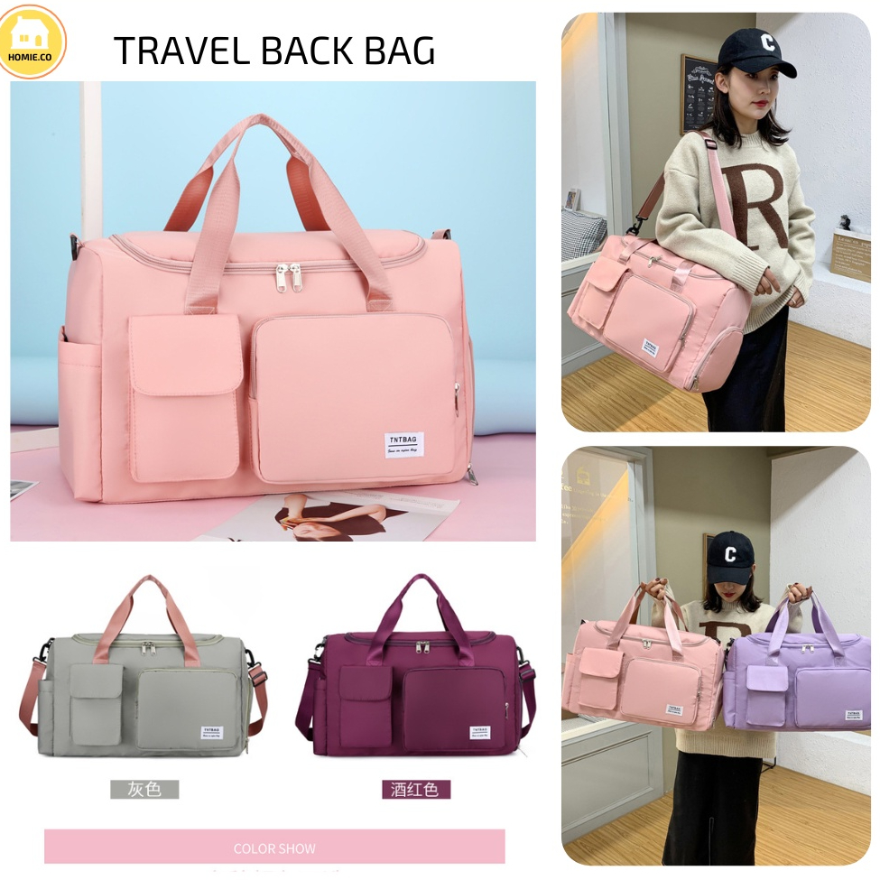 Big Capacity Travel Duffel Bag Weekender Gym Sport Hand Bag with Shoe ...